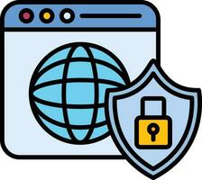 Internet Security Vector Icon