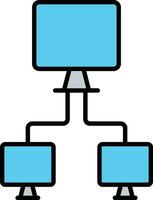 Computer Networking Vector Icon