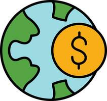 Global Currency Vector Icon