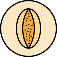 Rockmelon Vector Icon