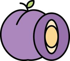 Plum Vector Icon