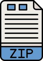 ZIP Vector Icon