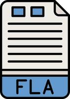 fla vector icono