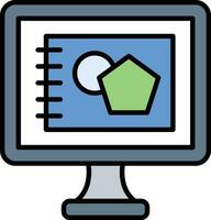 Digital Sketch Vector Icon
