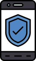 Mobile Safety Vector Icon