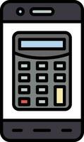 Mobile Calculator Vector Icon