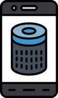 Mobile Speaker Vector Icon