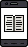 Mobile Ebook Vector Icon