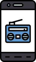 Mobile Radio Vector Icon