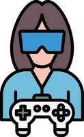 Virtual Reality Vector Icon