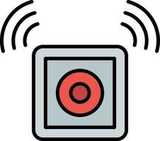 Emergency Button Vector Icon