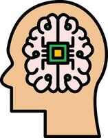 Human Brain Vector Icon