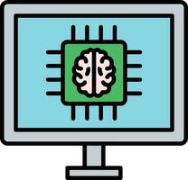 Deep Learning Vector Icon