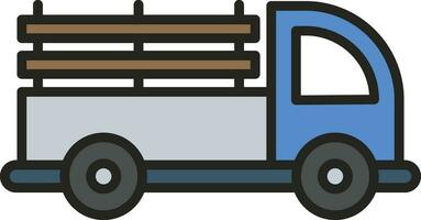 icono de vector de camioneta