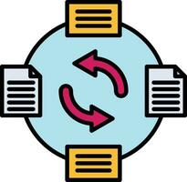 Data Exchange Vector Icon