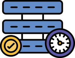 icono de vector de disponibilidad