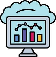 Cloud Computing Vector Icon