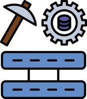 Data Mining Vector Icon