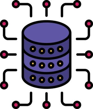 Data Aggregation Vector Icon