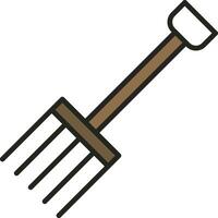 Farm Fork Vector Icon