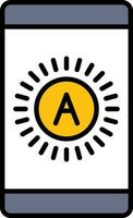 Brightness Auto Vector Icon