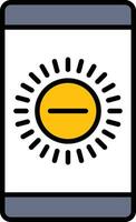 Brightness Low Vector Icon