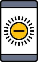 Brightness Low Vector Icon