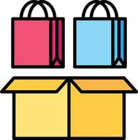 Shopping Items Vector Icon