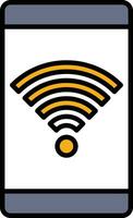señal Wifi 4 4 bar vector icono