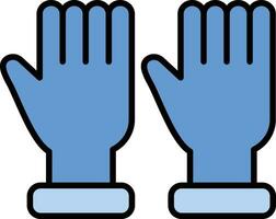 Protective Gloves Vector Icon