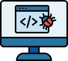 Website Bug Vector Icon