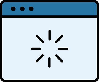 Web Loading Vector Icon
