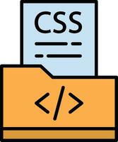 CSS File Vector Icon