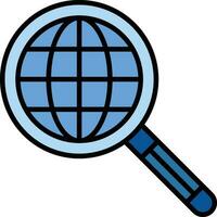 Global Search Vector Icon