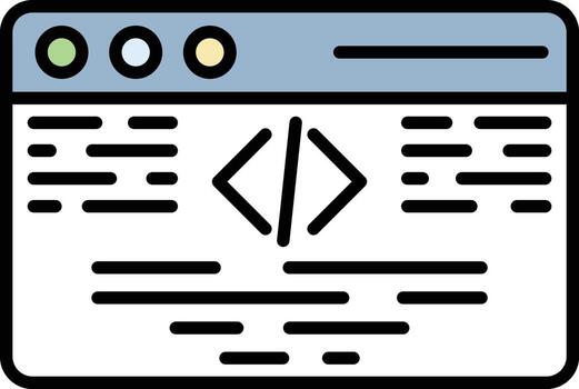 Programming Language Vector Icon