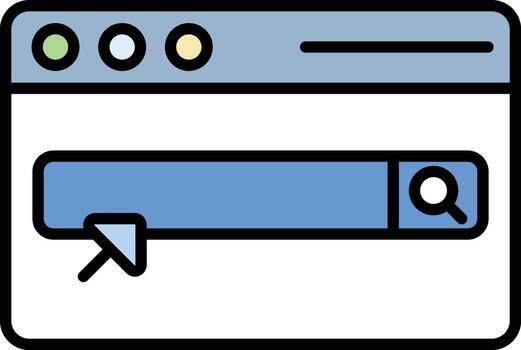 Search Engine Vector Icon