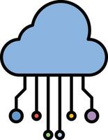 Cloud Computing Vector Icon