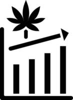 marijuana cepo vector icono