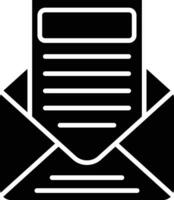 E Newsletter Vector Icon