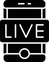 Live Stream Vector Icon