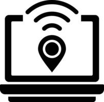 Digital Nomad Hub Vector Icon