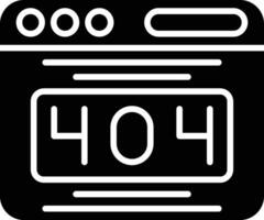 404 Error Vector Icon