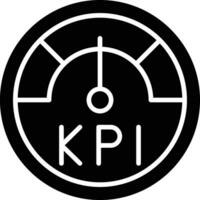 icono de vector de kpi