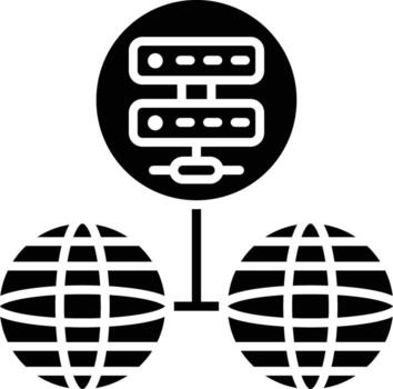 red servidor vector icono