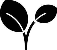 primavera hojas vector icono