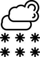 Snow Vector Icon Design