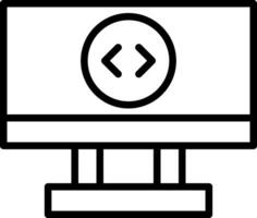 Remote Desktop Vector Icon Design