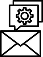 Email Support Vector Icon Design