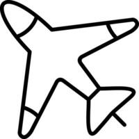 diseño de icono de vector de avión