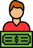 Wages Vector Icon Design